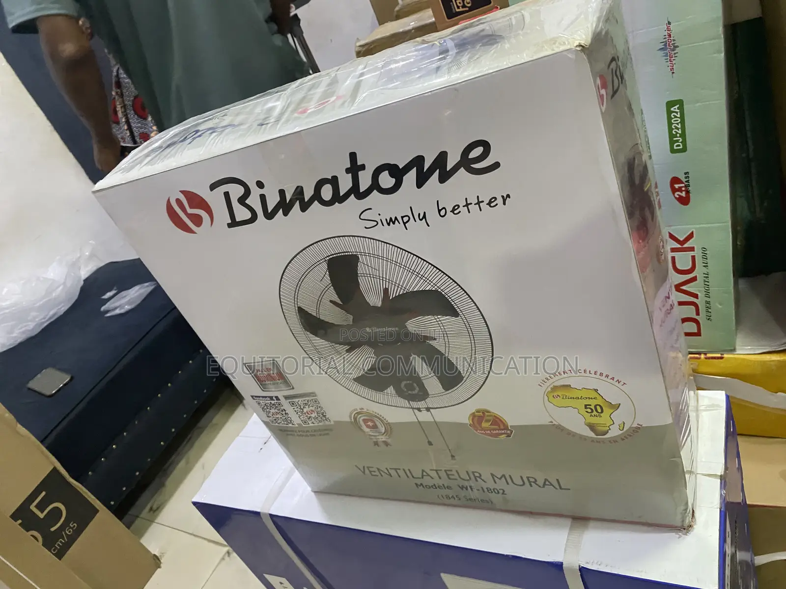 Binatone WF-1802 18-Inch Fan With 120W Power Rating