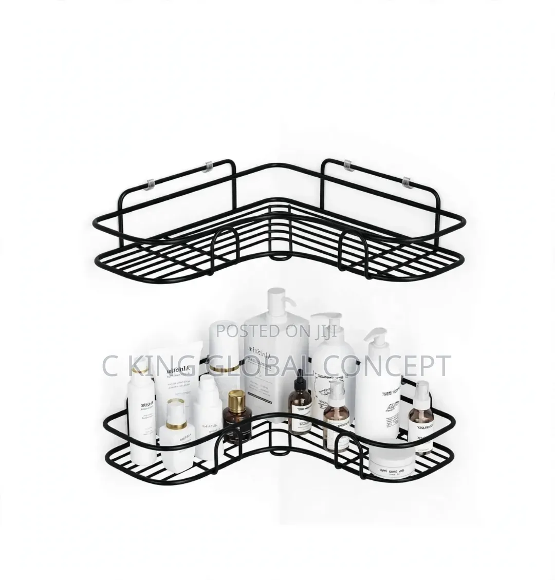 Brand New 2-Tier Corner Shower Caddy - No Drilling Bathroom Organizer