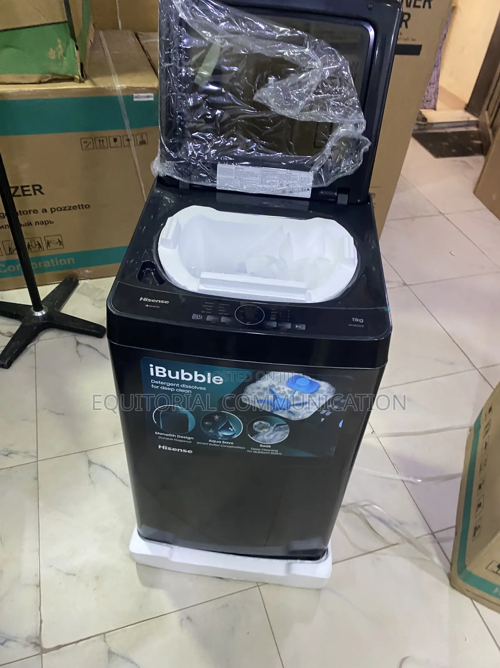 Hisense 11KG Automatic Washing Machine With Double Water Inlet