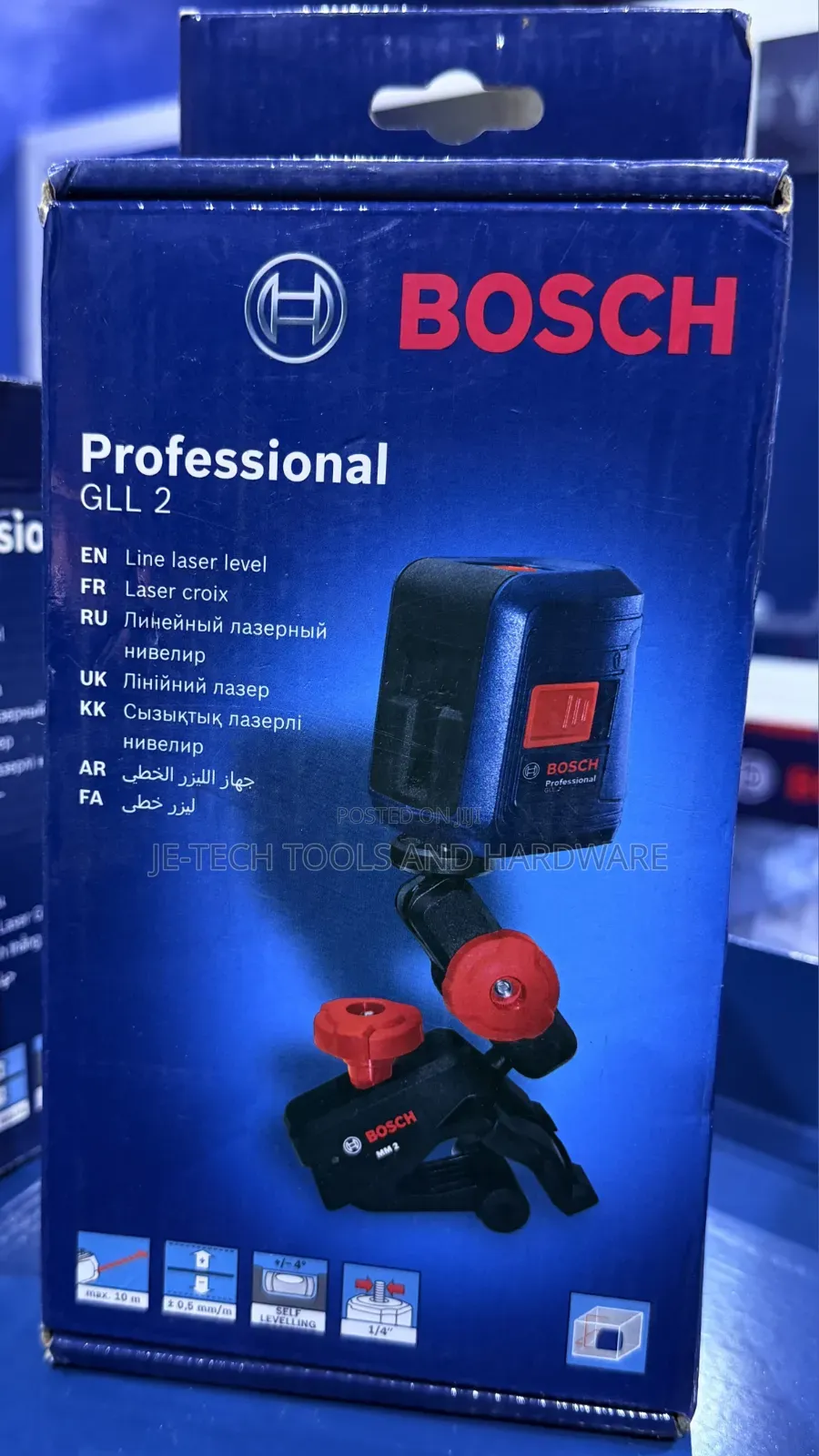 Bosch GLL 2 Professional Self-Leveling Cross-Line Laser Level
