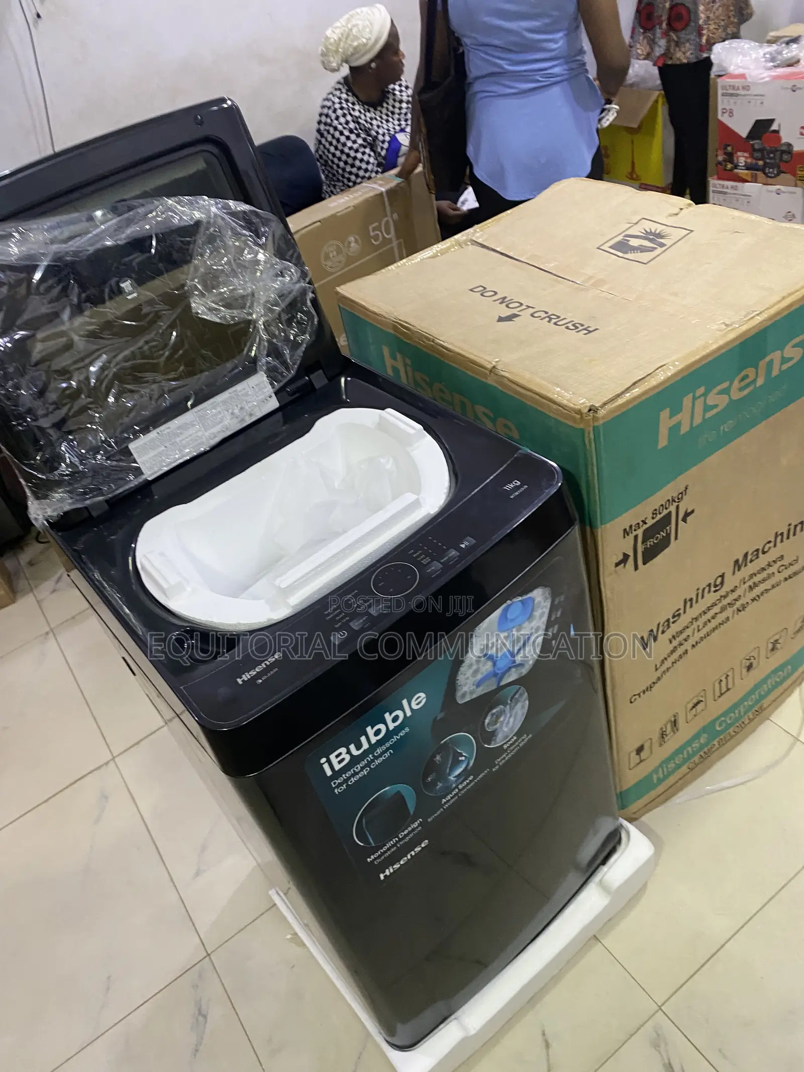 Hisense 11KG Automatic Washing Machine With Double Water Inlet