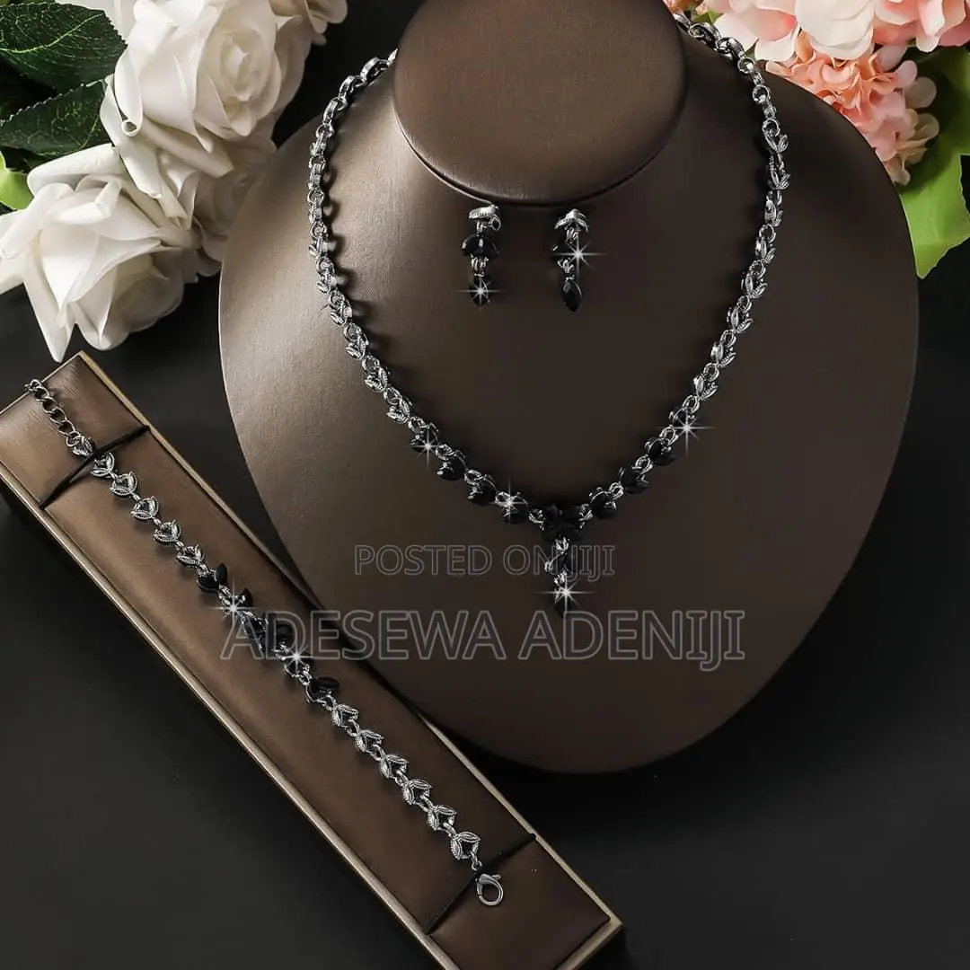 Bridal Zirconia Necklace Sets With Matching Bracelets & Earrings