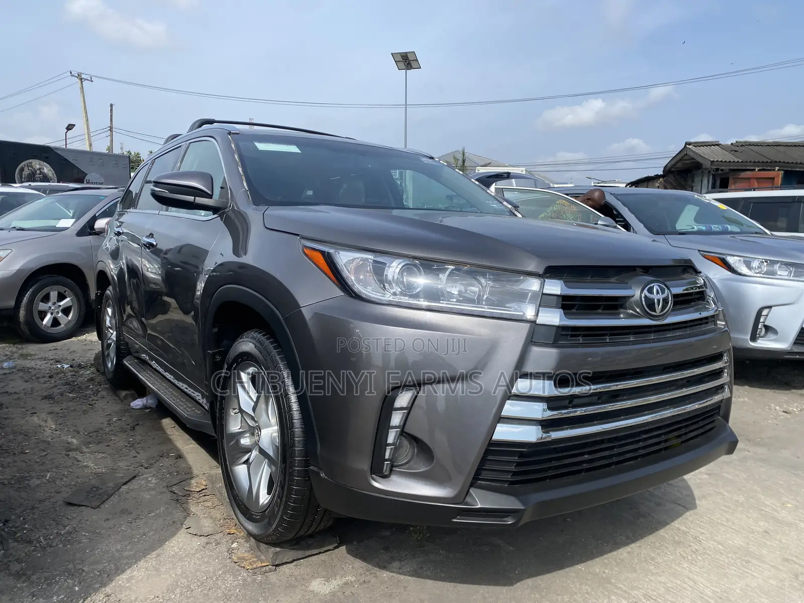 Toyota Highlander Limited Platinum 4x4 V6 (3.5L 6cyl 8A) 2017 Gray
