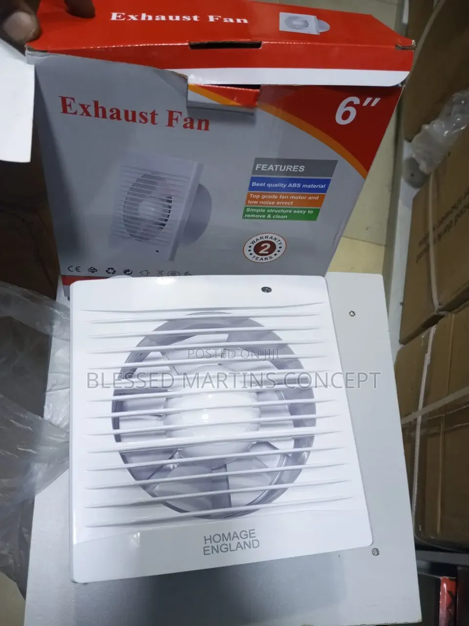 6"Ventfan,Remove Odor and Other Air Pollutants From Bathroom