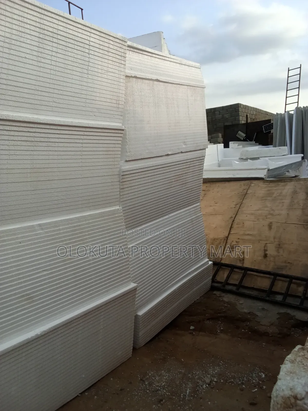 Polystyrene Board Parapet and Slab