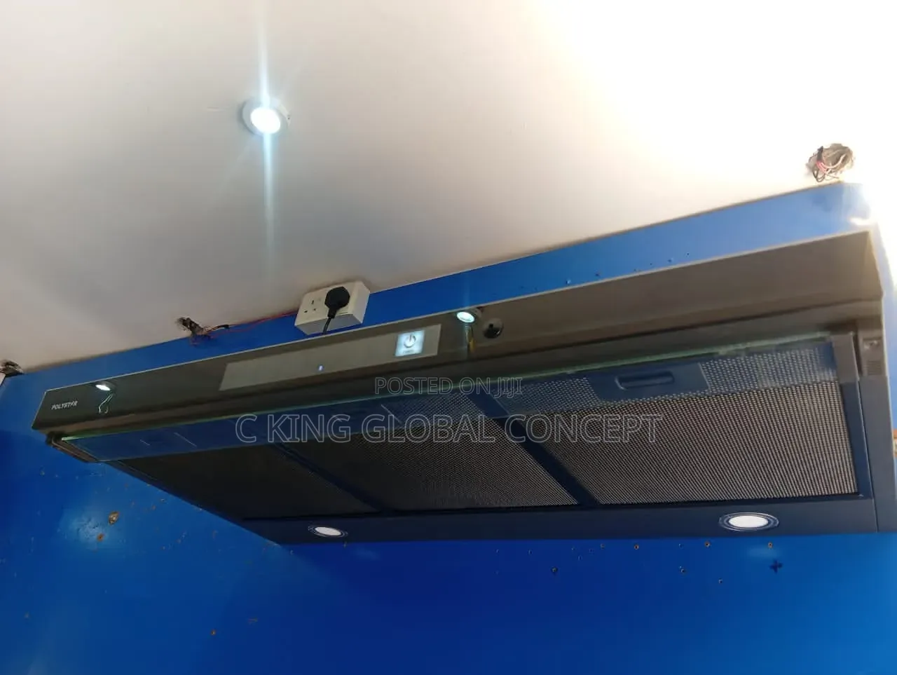 New 90cm Touch Control Kitchen Range Hood With LED Lights + Filters