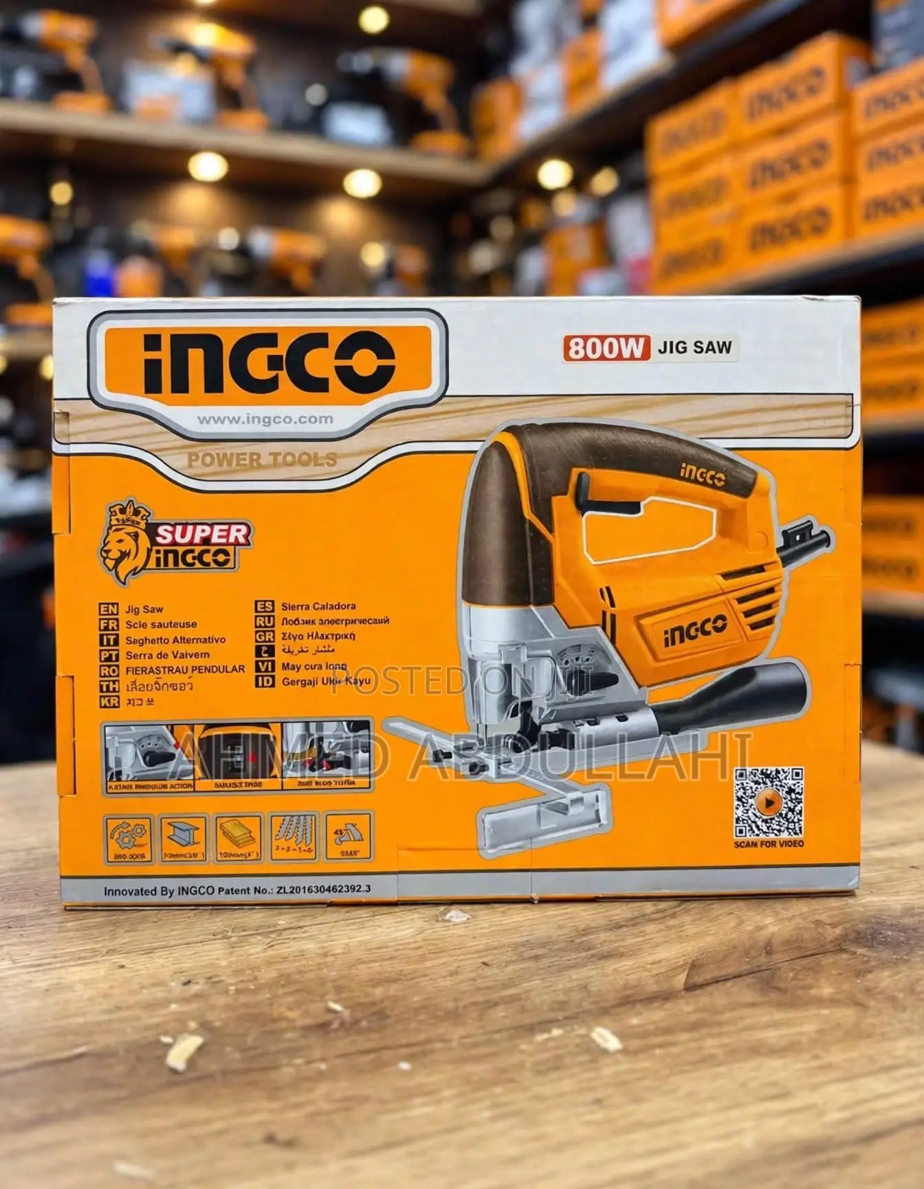Ingco 800w Jig Saw