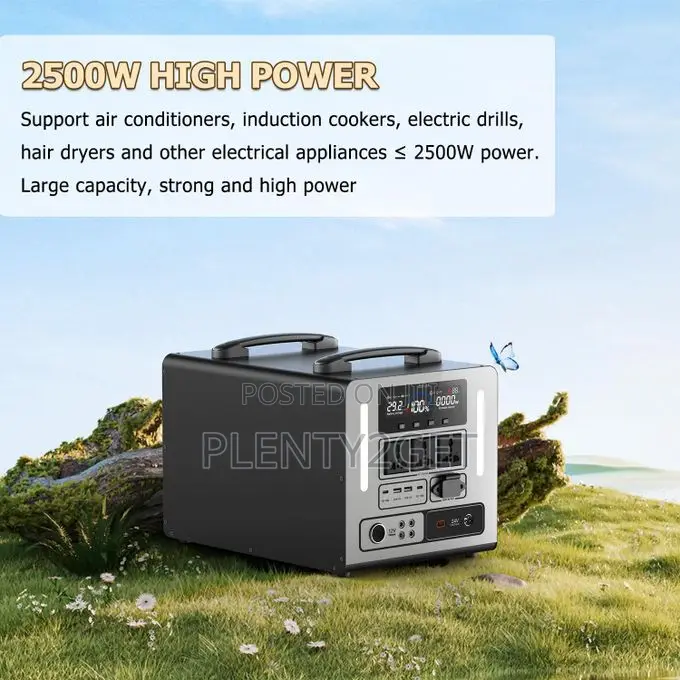 VANPA 3kWh 2500W Portable Power Station LiFeP04 Battery Generators