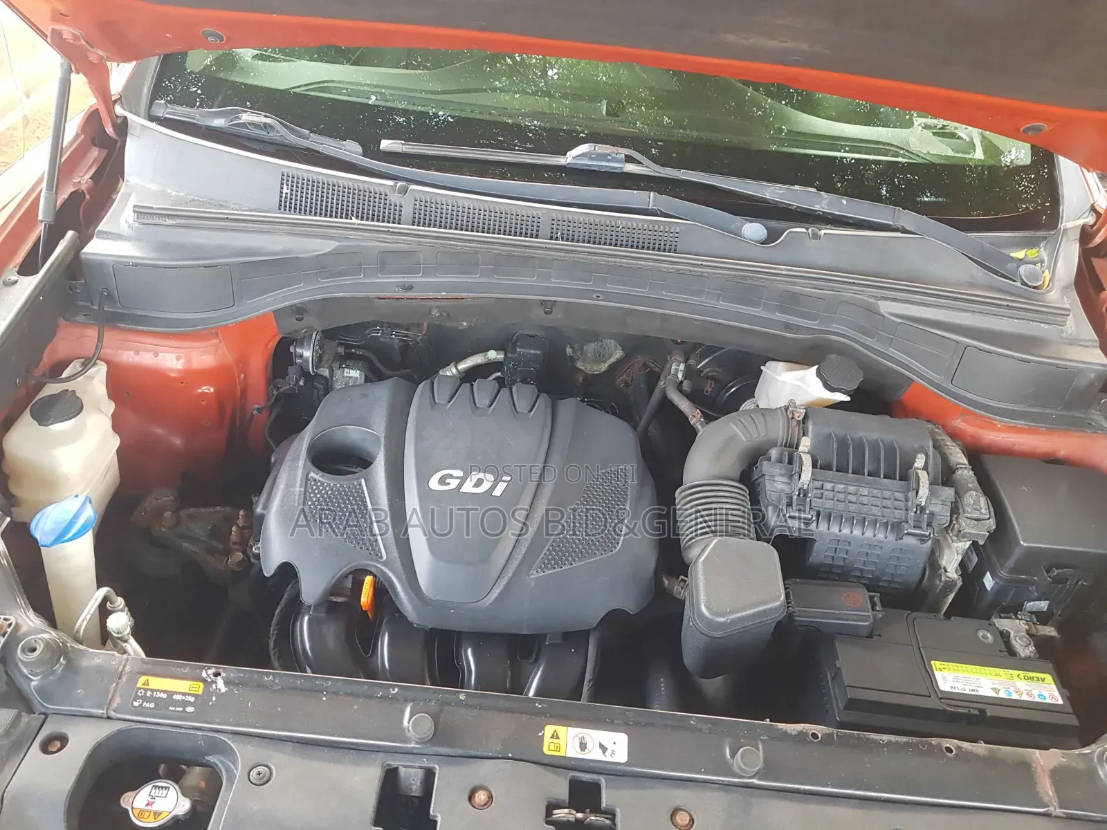 Hyundai Santa Fe 2013 Orange