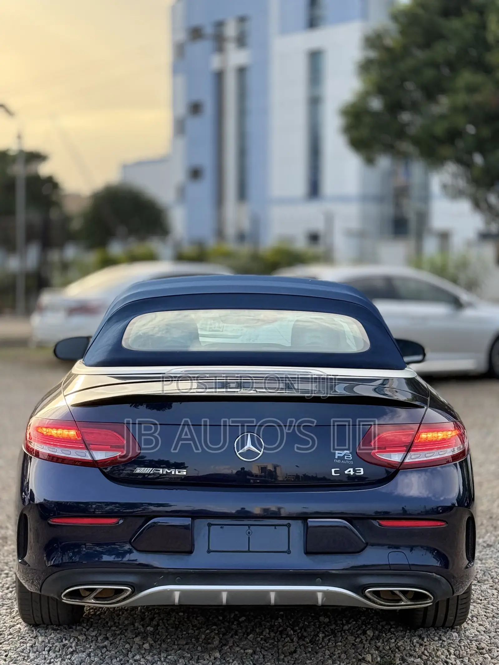 Mercedes-Benz C43 4Matic Cabriolet AWD (3.0L V6 9AM) 2018 Blue