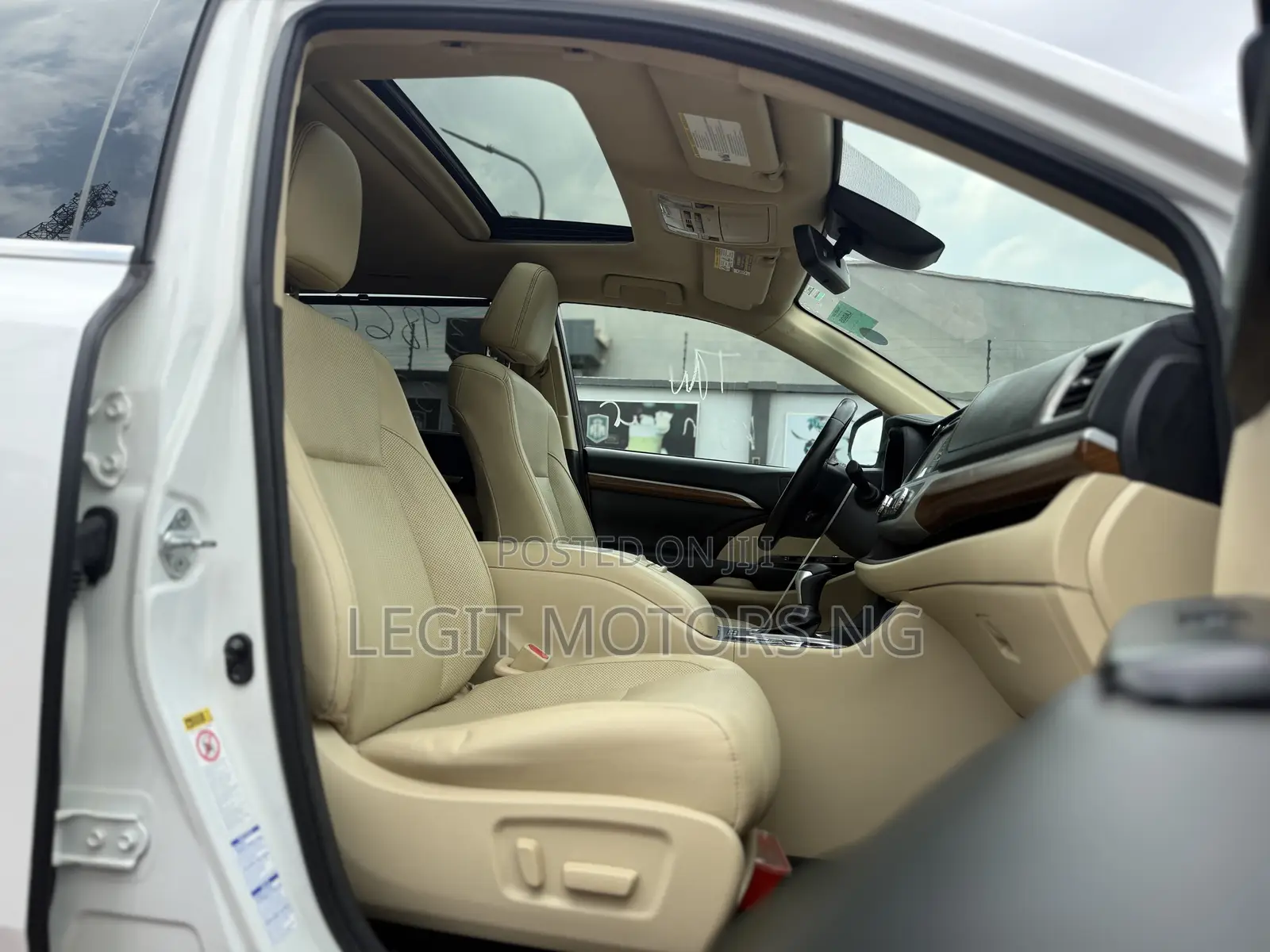 Toyota Highlander Limited 4x4 V6 (3.5L 6cyl 8A) 2017 White