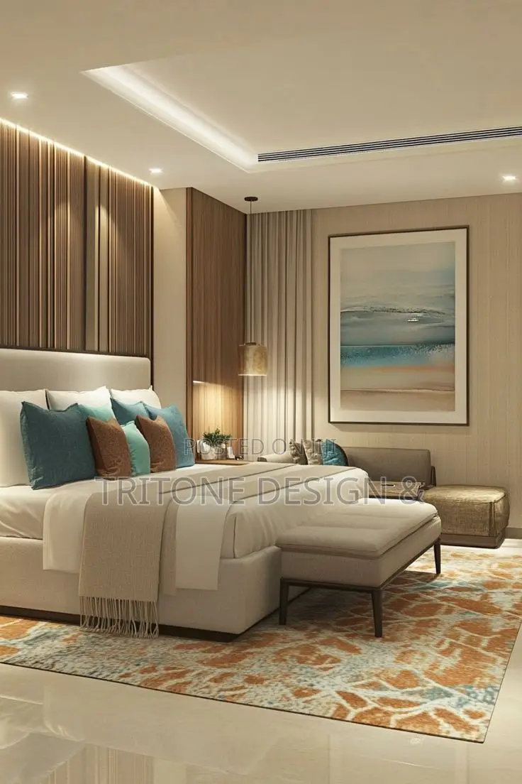Luxury Hotel Bedroom Interior Design, Furniture & Custom Woodwork