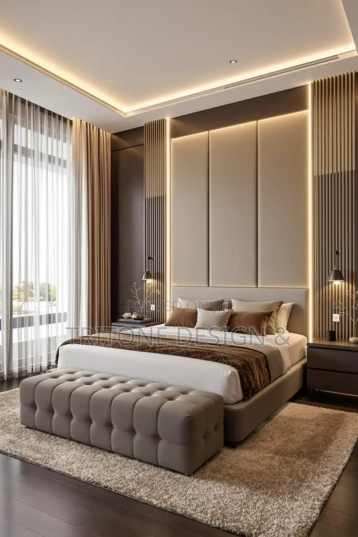 Luxury Hotel Bedroom Interior Design, Furniture & Custom Woodwork