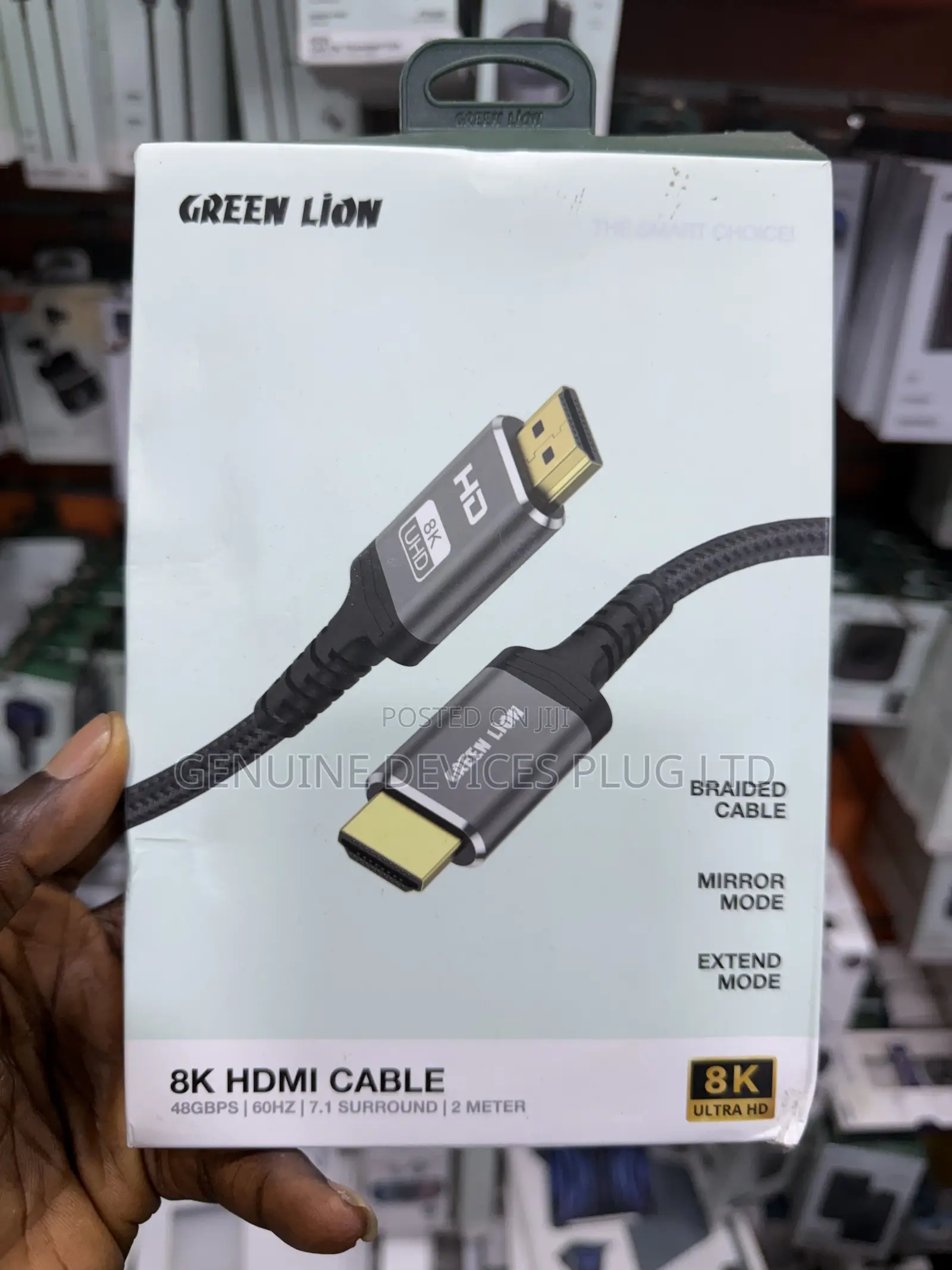 Green Lion 8k HDMI to HDMI 2M, 8K 48Gbps, 60Hz Refresh Rate