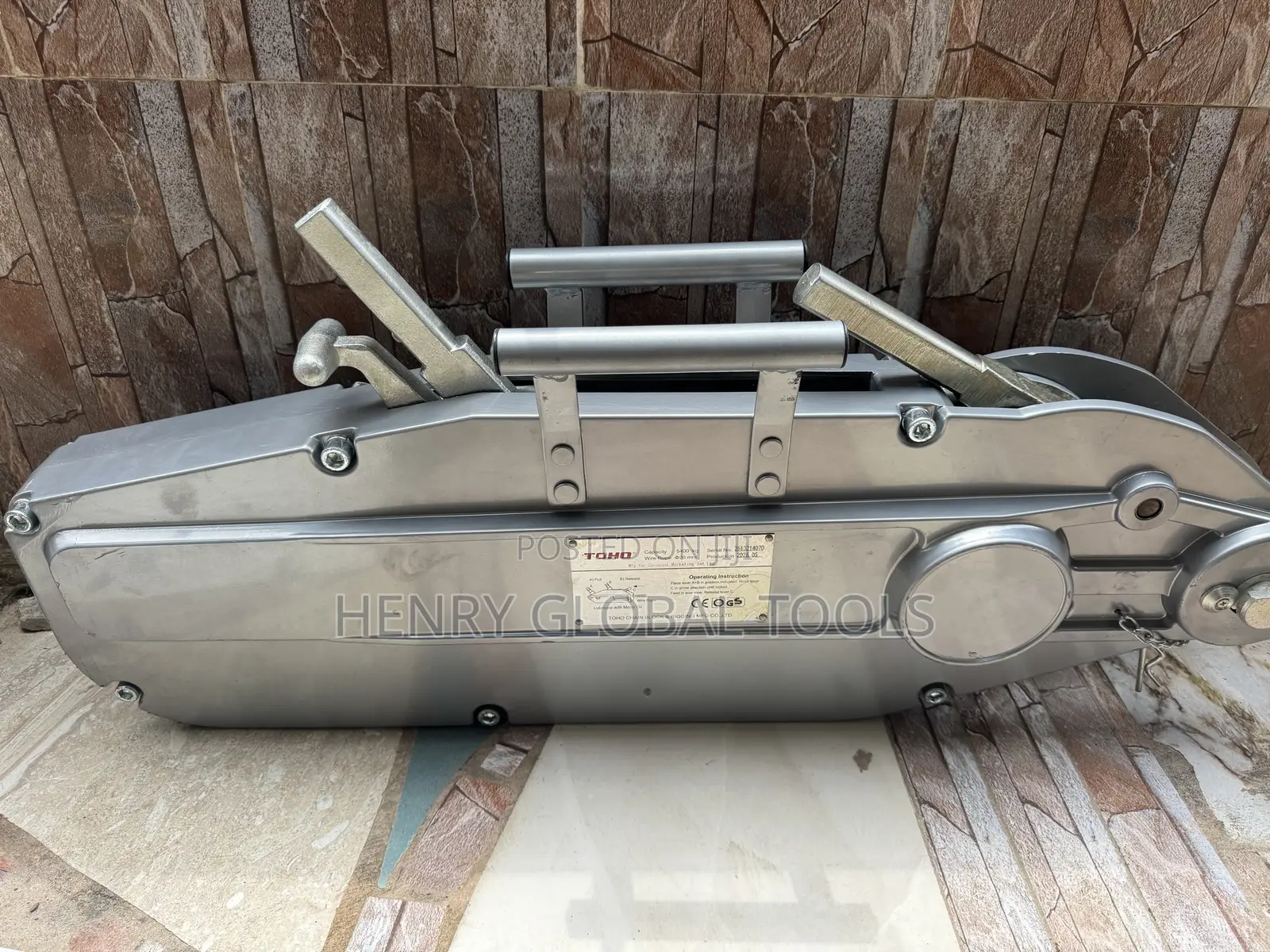 5 Ton Tyford Jack / Tirfor Wire Rope Puller – Heavy Duty
