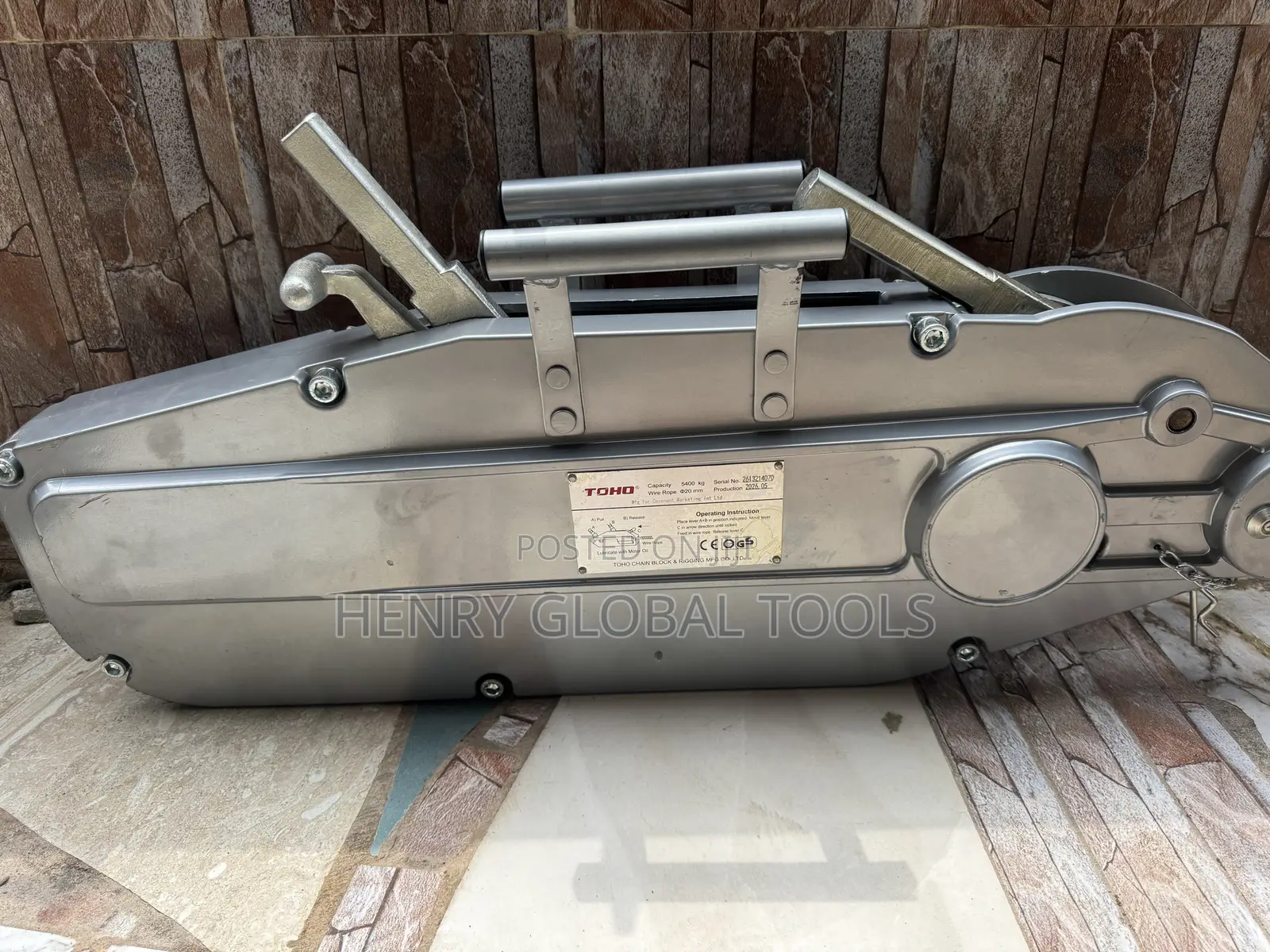 5 Ton Tyford Jack / Tirfor Wire Rope Puller – Heavy Duty