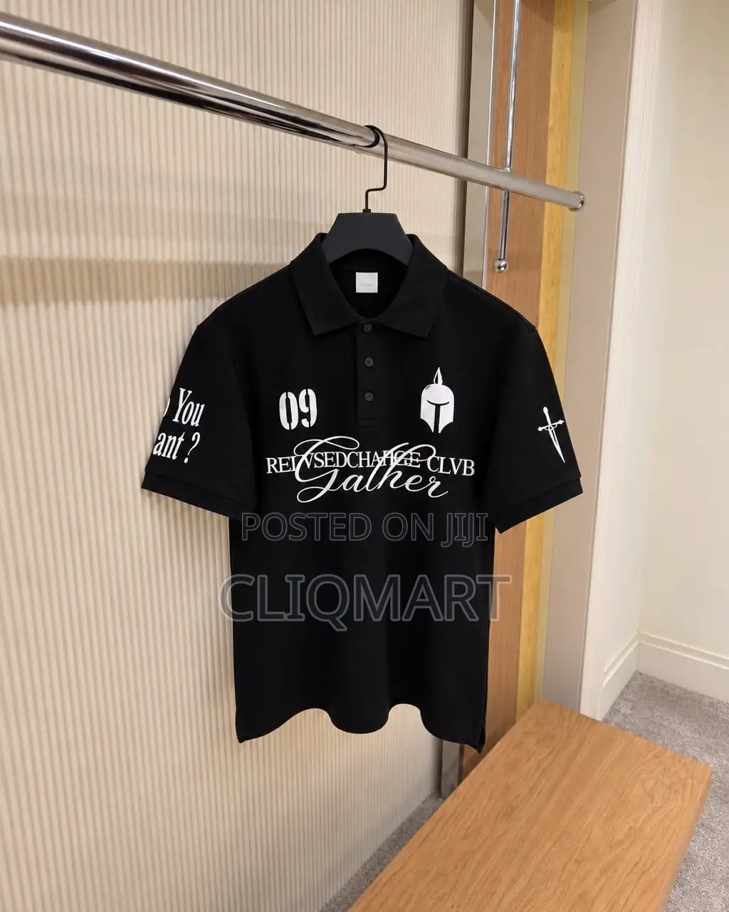 Graphic Heavyweight Cotton Polo Shirt