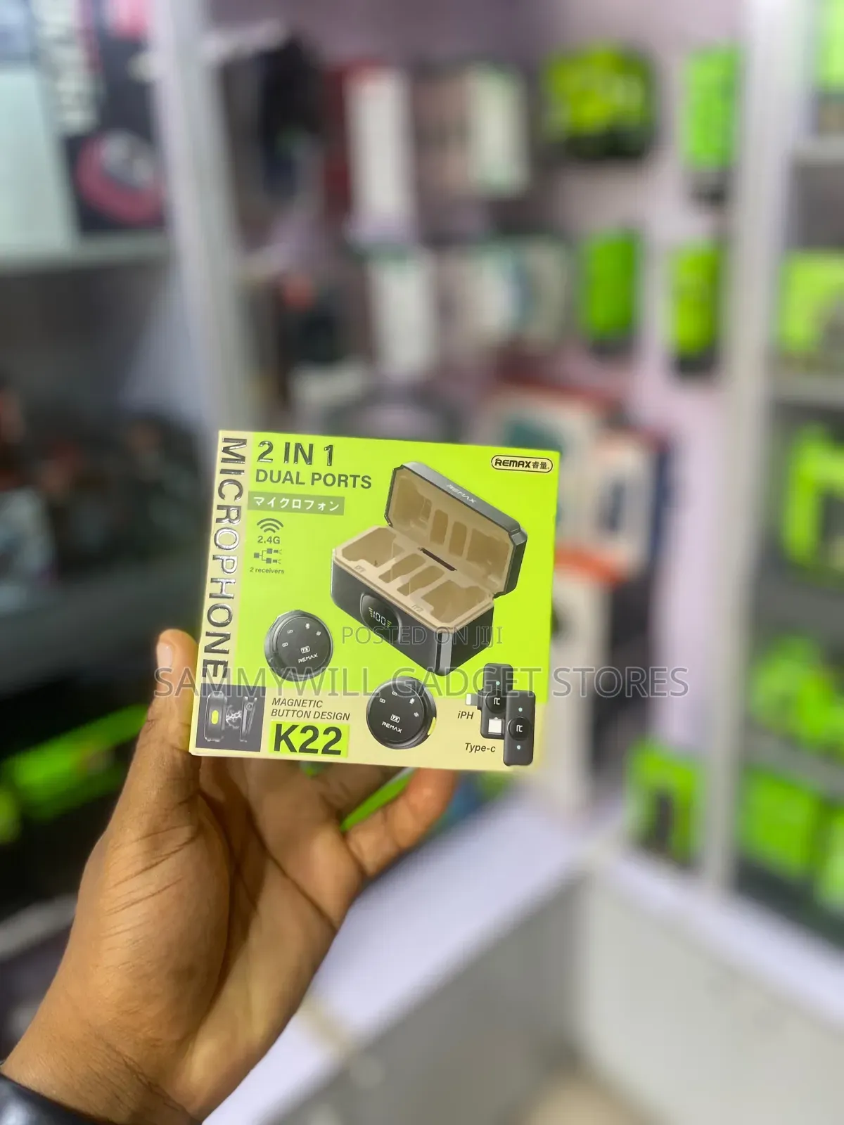 K22 Wireless Headphone Mic