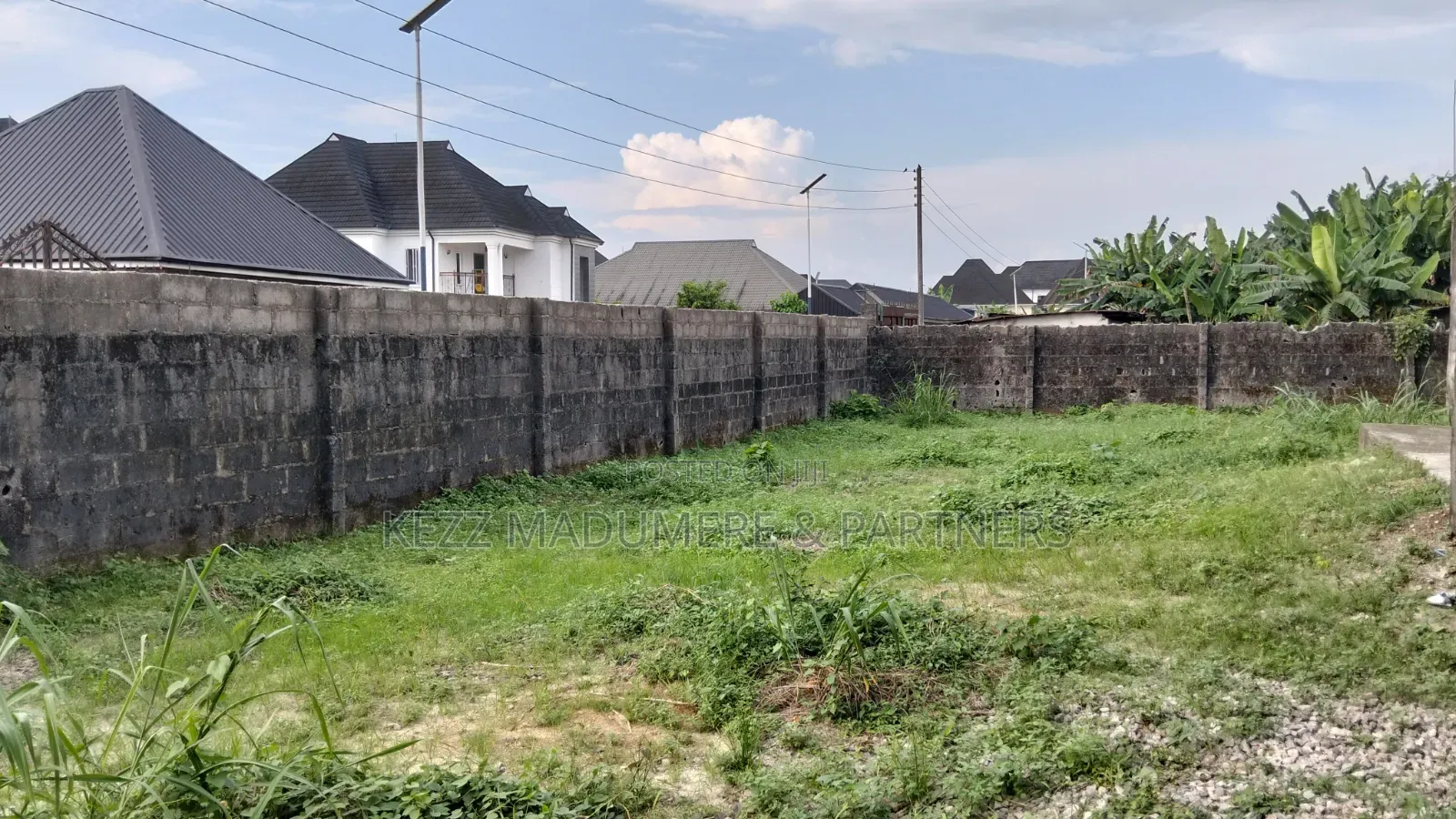 For Sale : Cofo Fenced 4 Plots at Area G Near Concord Hotel Owerri