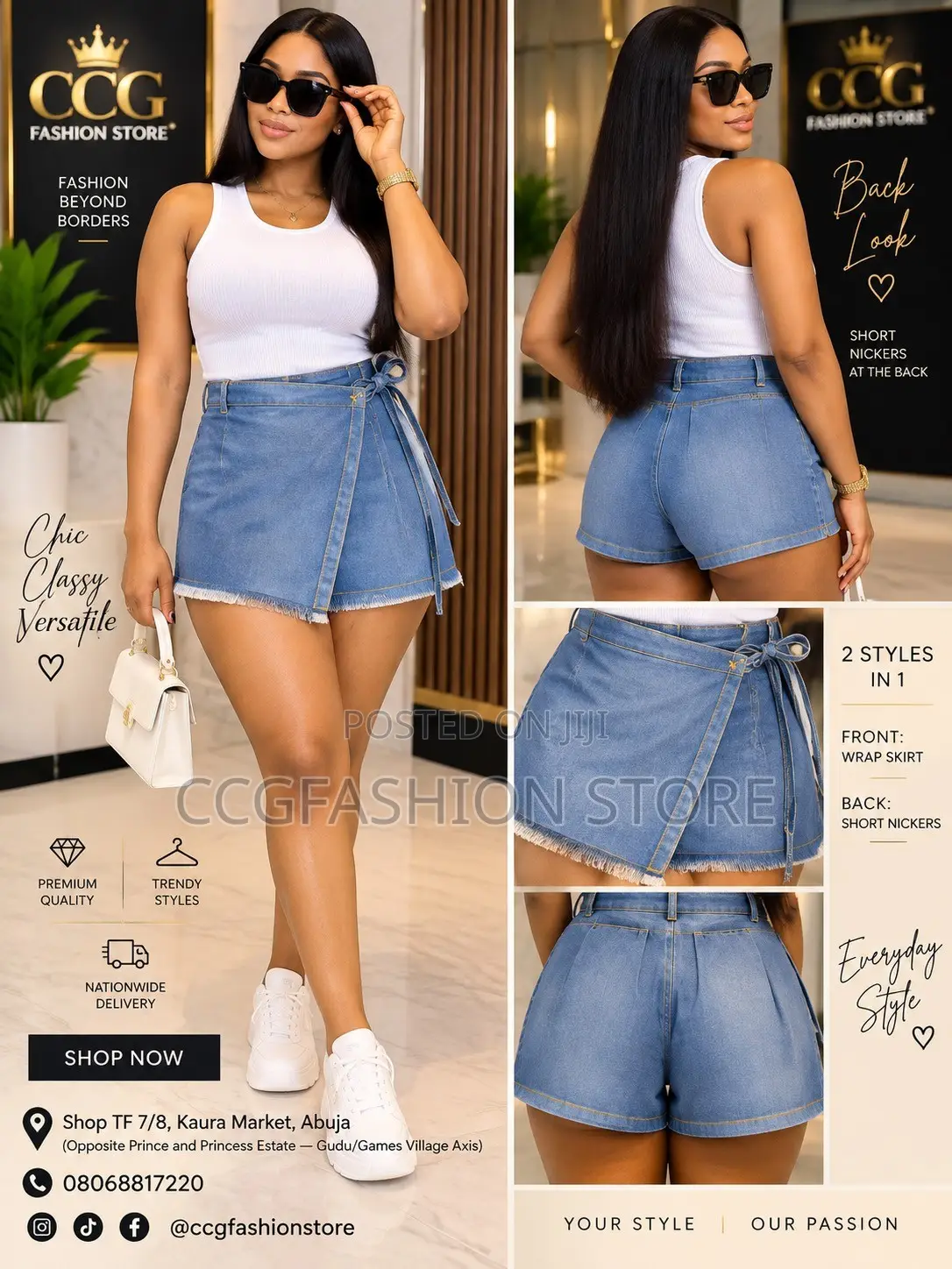Stock Jeans Shorts