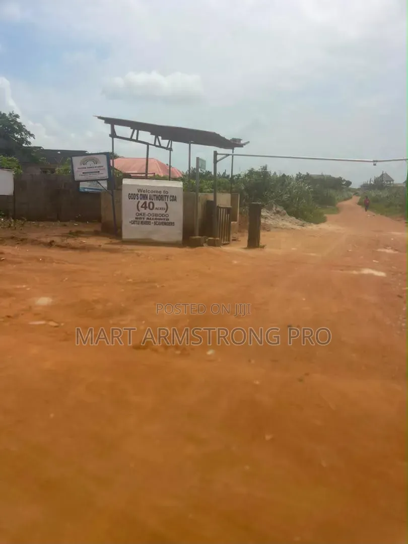 A Full Plot of Land With Foundation in a Good Environment