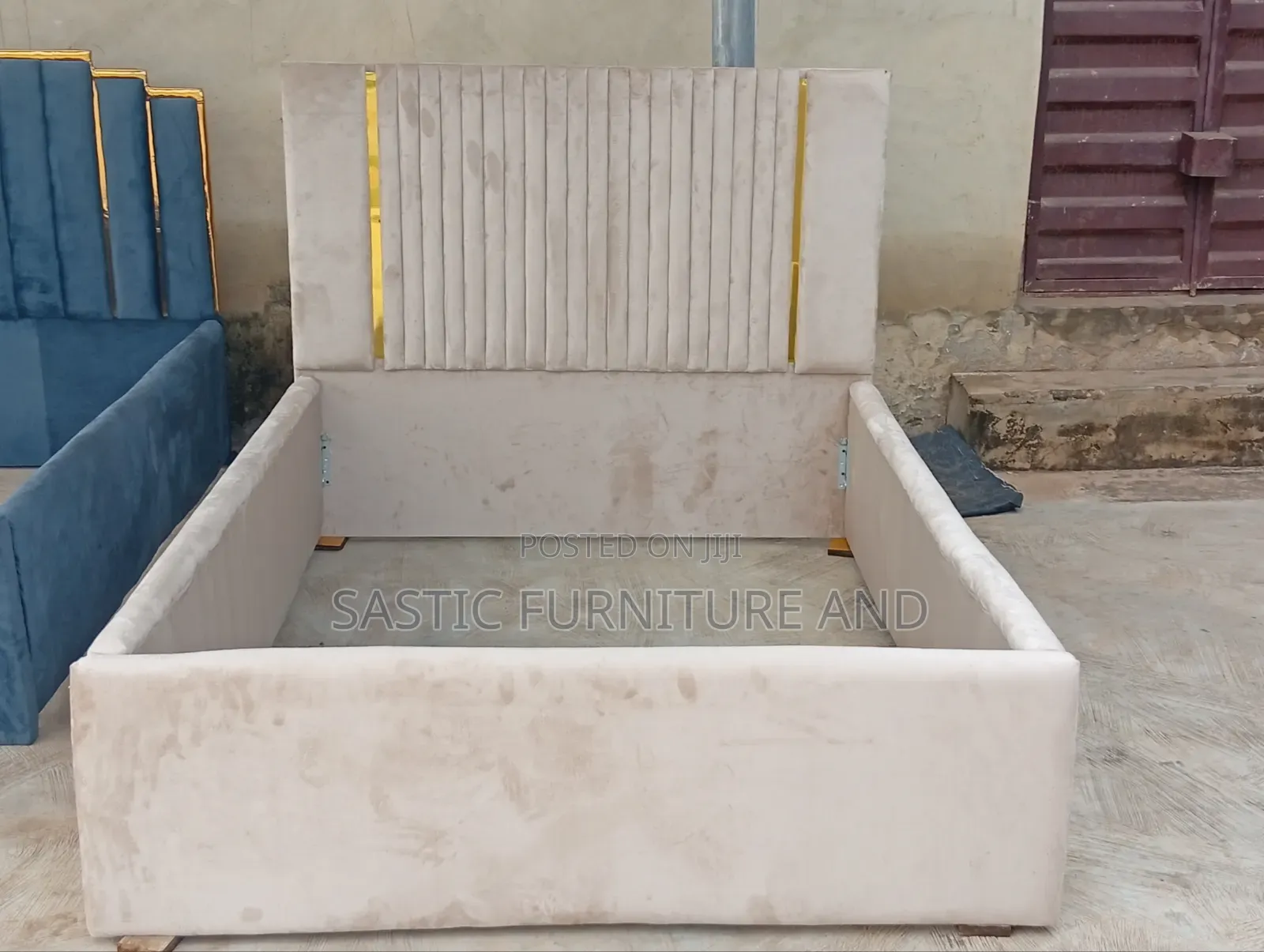 4.5 by 6 Padded Bedframe