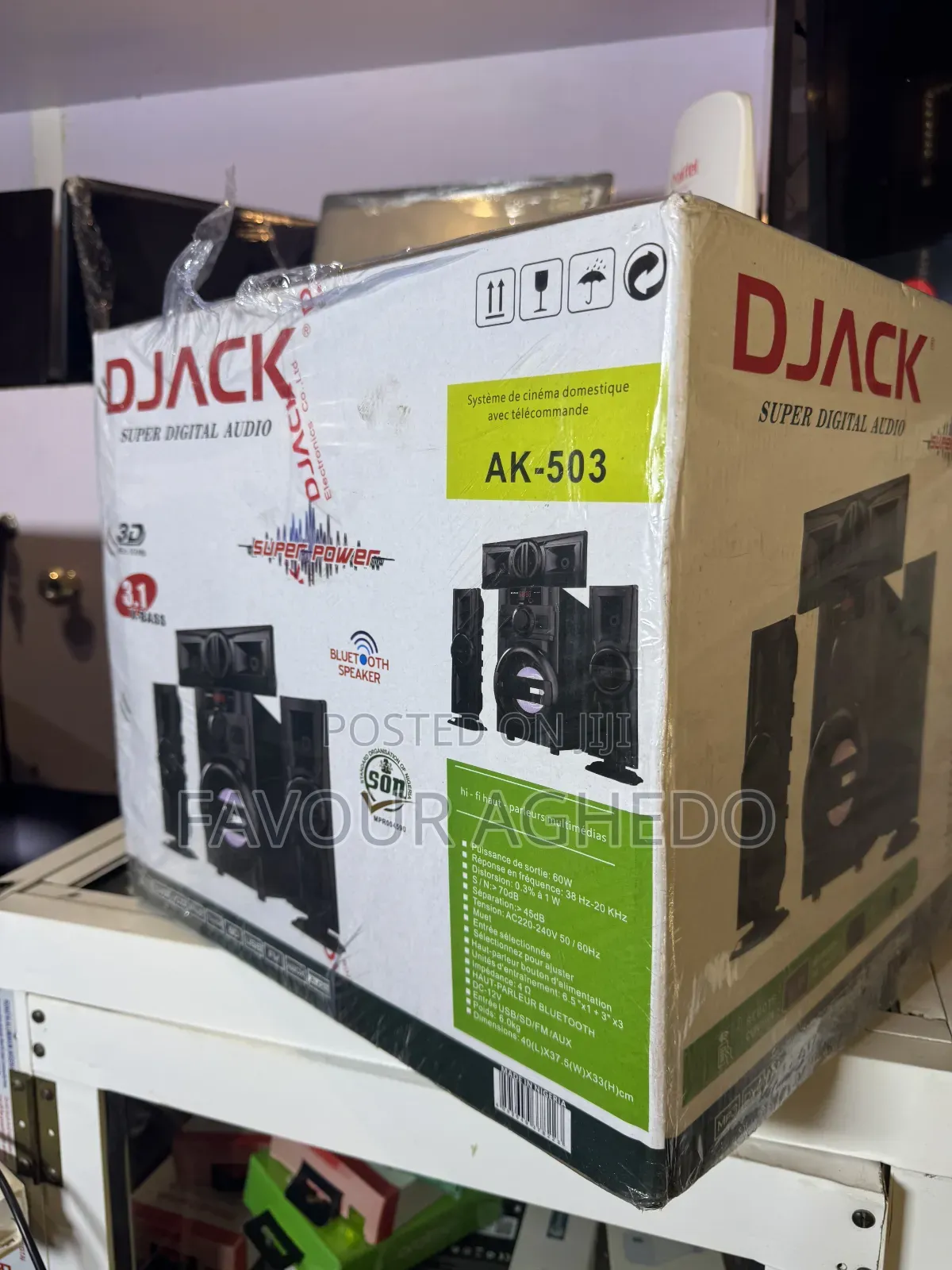 Brand New Djack Hometheatre Model Number Ak 503