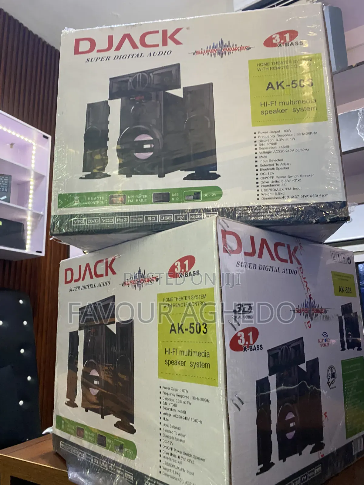 Brand New Djack Hometheatre Model Number Ak 503