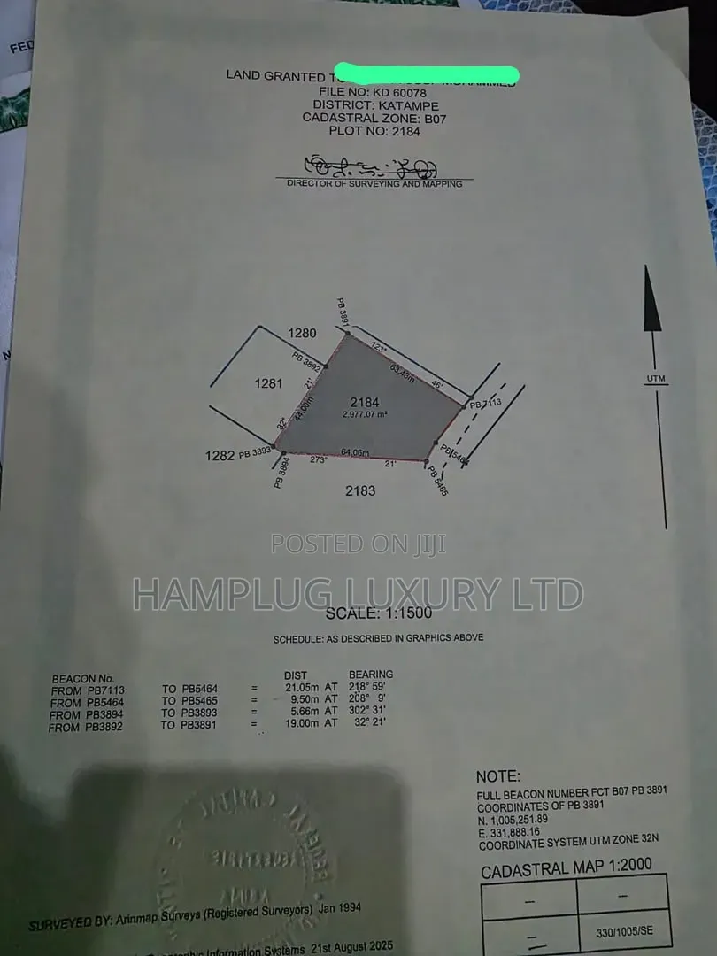 For Sale | Serial Plots | Residential | Katampe | N2Bn Each.