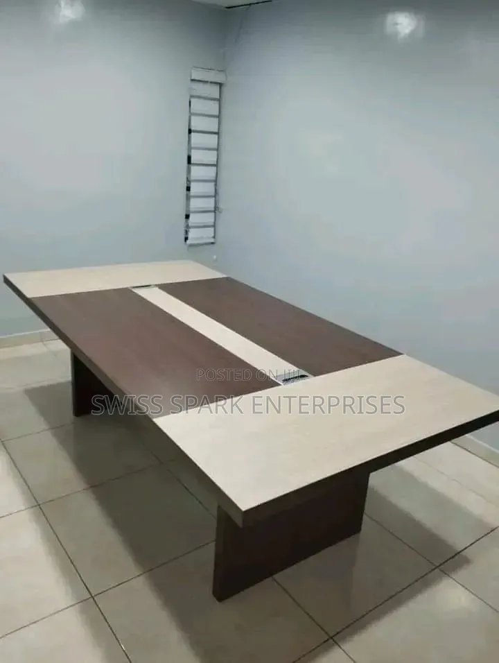 10 Seater Executive Conference Table Two-Tone Boardroom Meeting Table