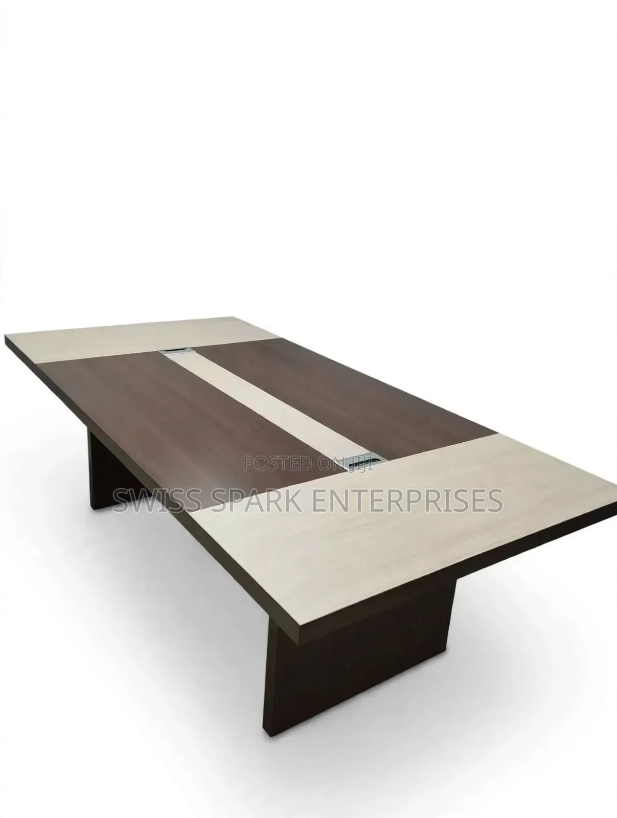 10 Seater Executive Conference Table Two-Tone Boardroom Meeting Table