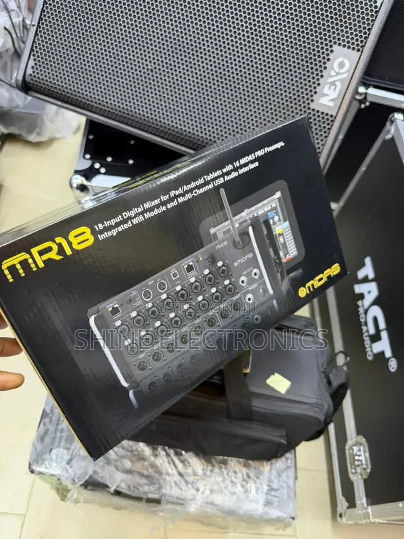 Behringer Midas Mr18 18 Channel Digital Mixer for Tablets and Android