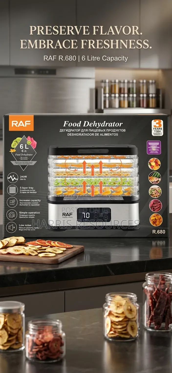 Raf 6 Layers Digital Food Dehydrator