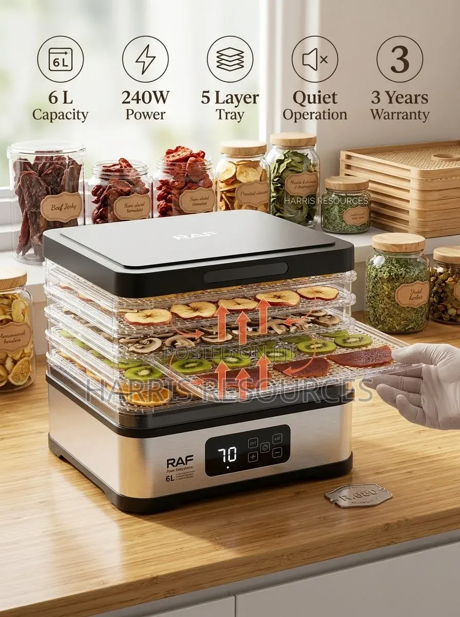 Raf 6 Layers Digital Food Dehydrator