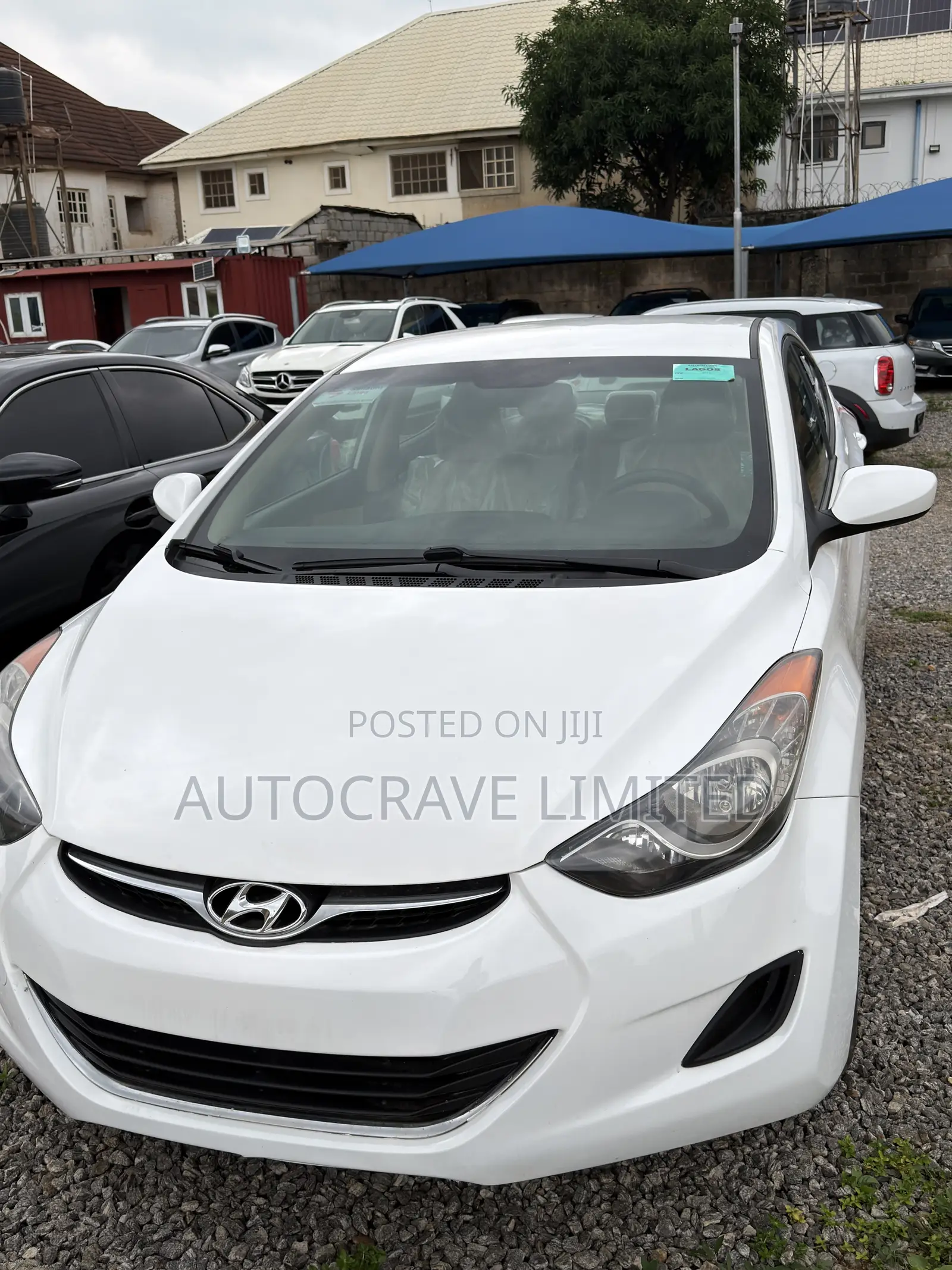 Hyundai Elantra GLS Sedan FWD (1.8L 4cyl 6M) 2013 White