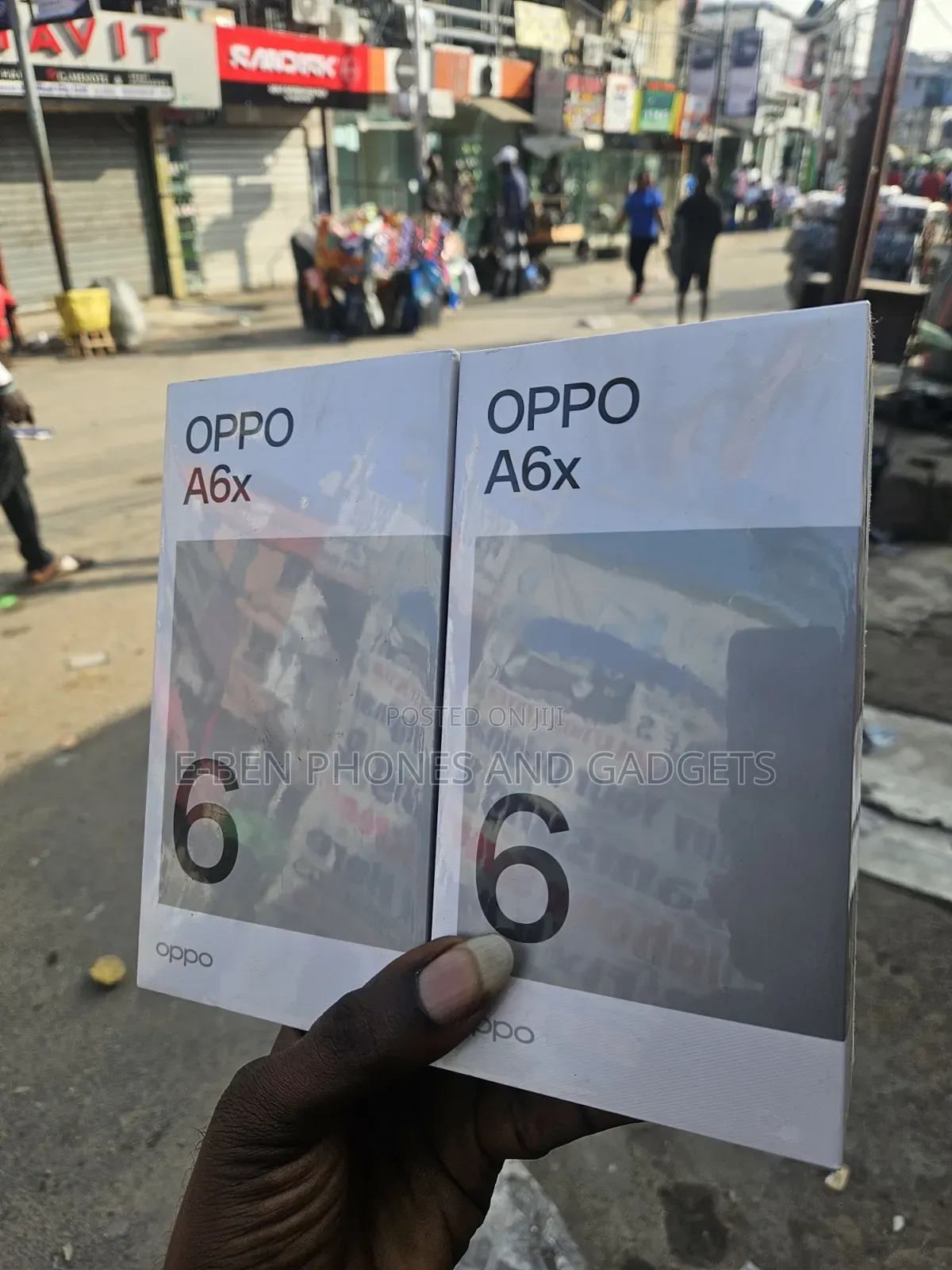 New Oppo A6x 256 GB Blue