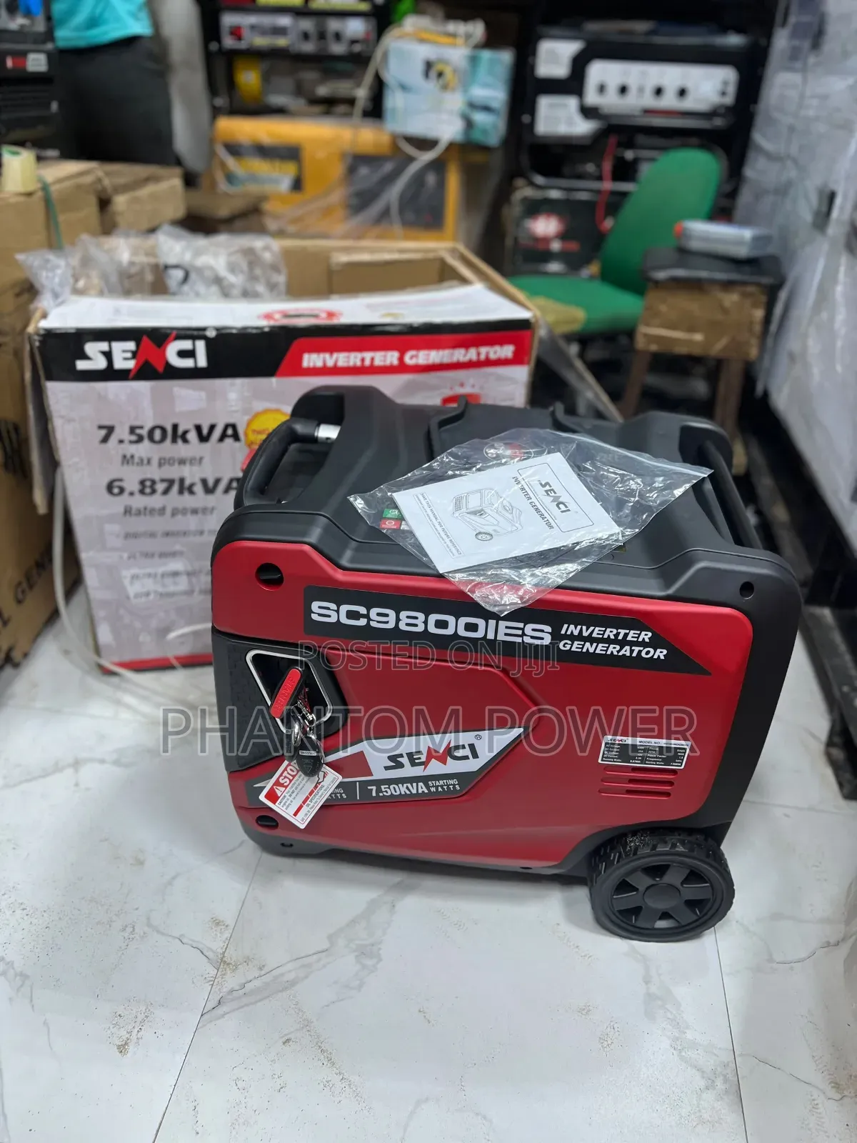 High Quality Senci SC9800IES 7.5kva Inverter Remote Start Generator