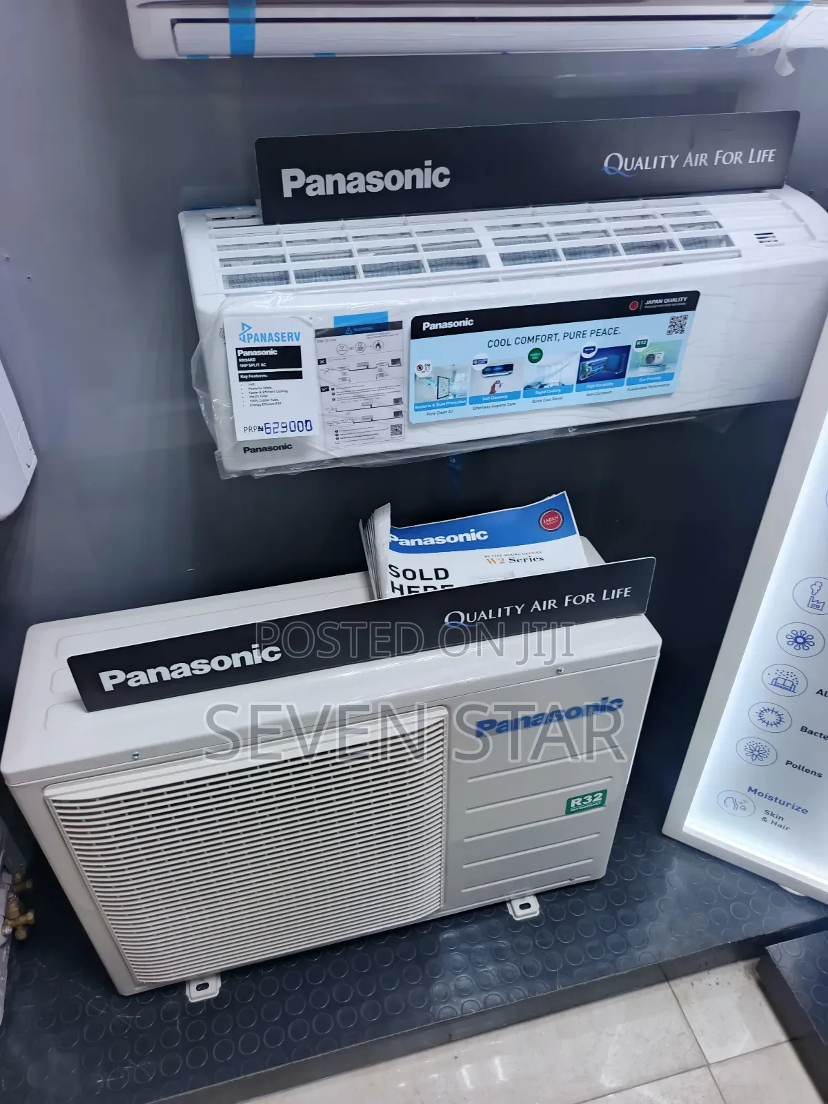 Panasonic 1hp Inverter Split AC R32gas