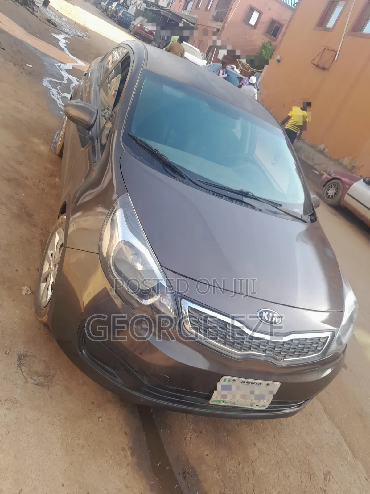 Kia Rio 2014 Brown
