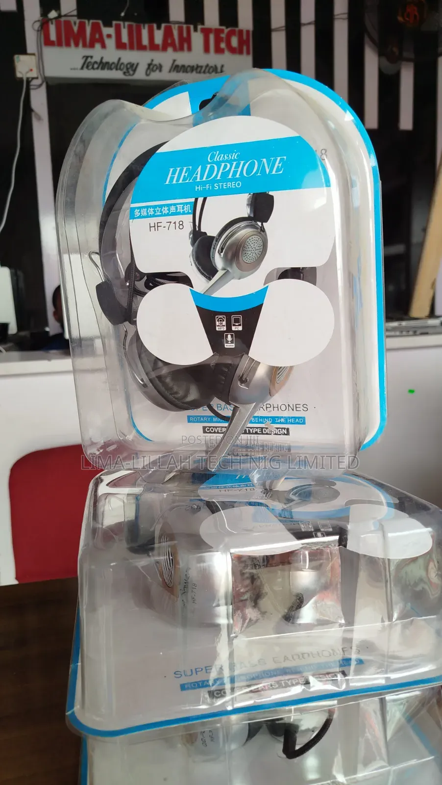 Classic Headphone Hi-Fi Stereo HF-718