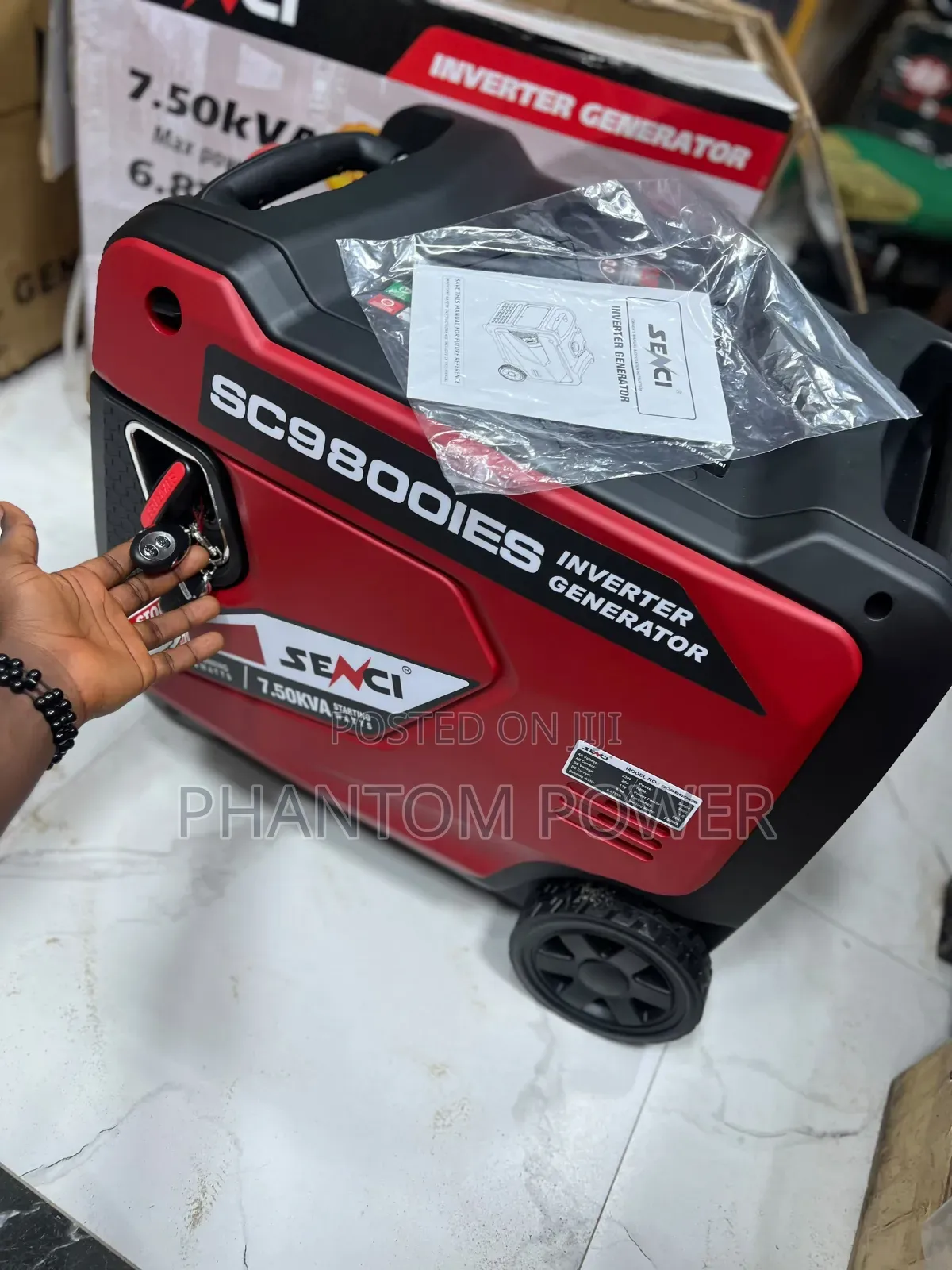 New SC9800IES 7.5kva Senci Silent Inverter Generator [German Product]