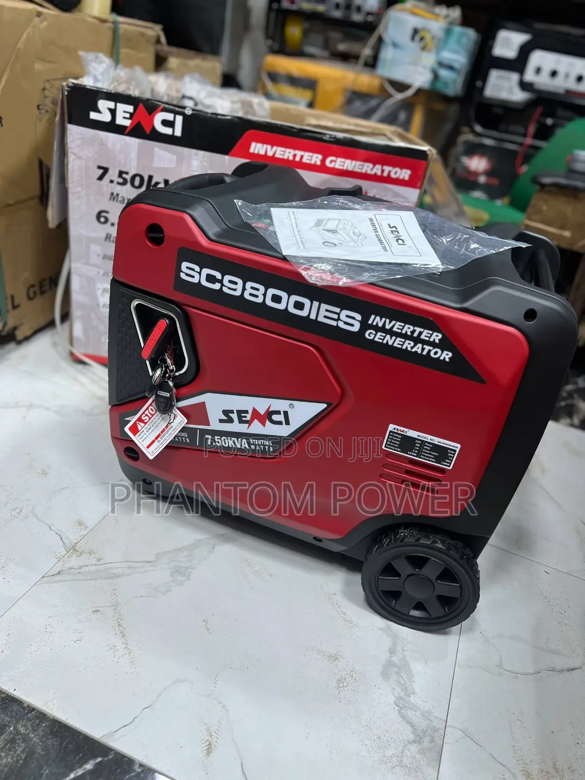 New SC9800IES 7.5kva Senci Silent Inverter Generator [German Product]