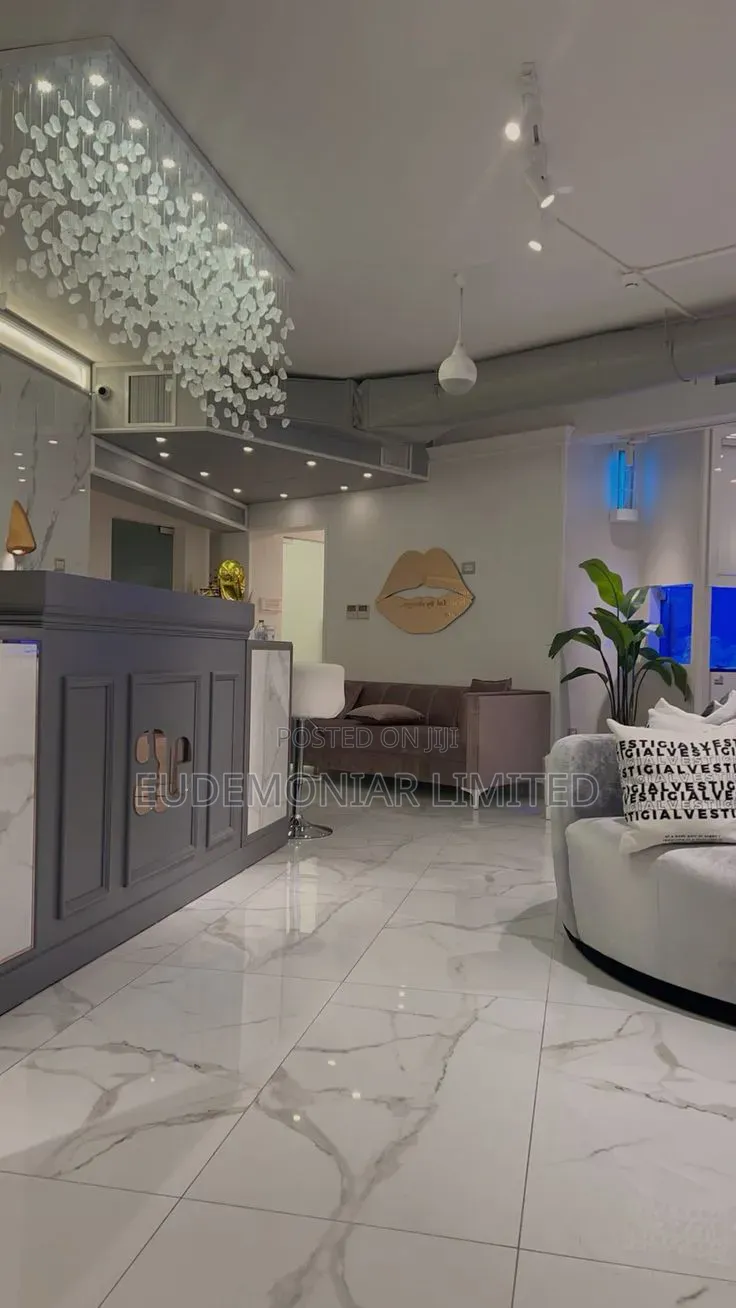 Marble Floor Design for Visitor Lounges