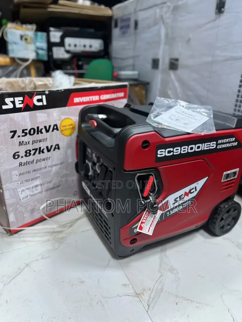 Original 7.5kva Senci Inverter Generator {Silent With Remote Start}
