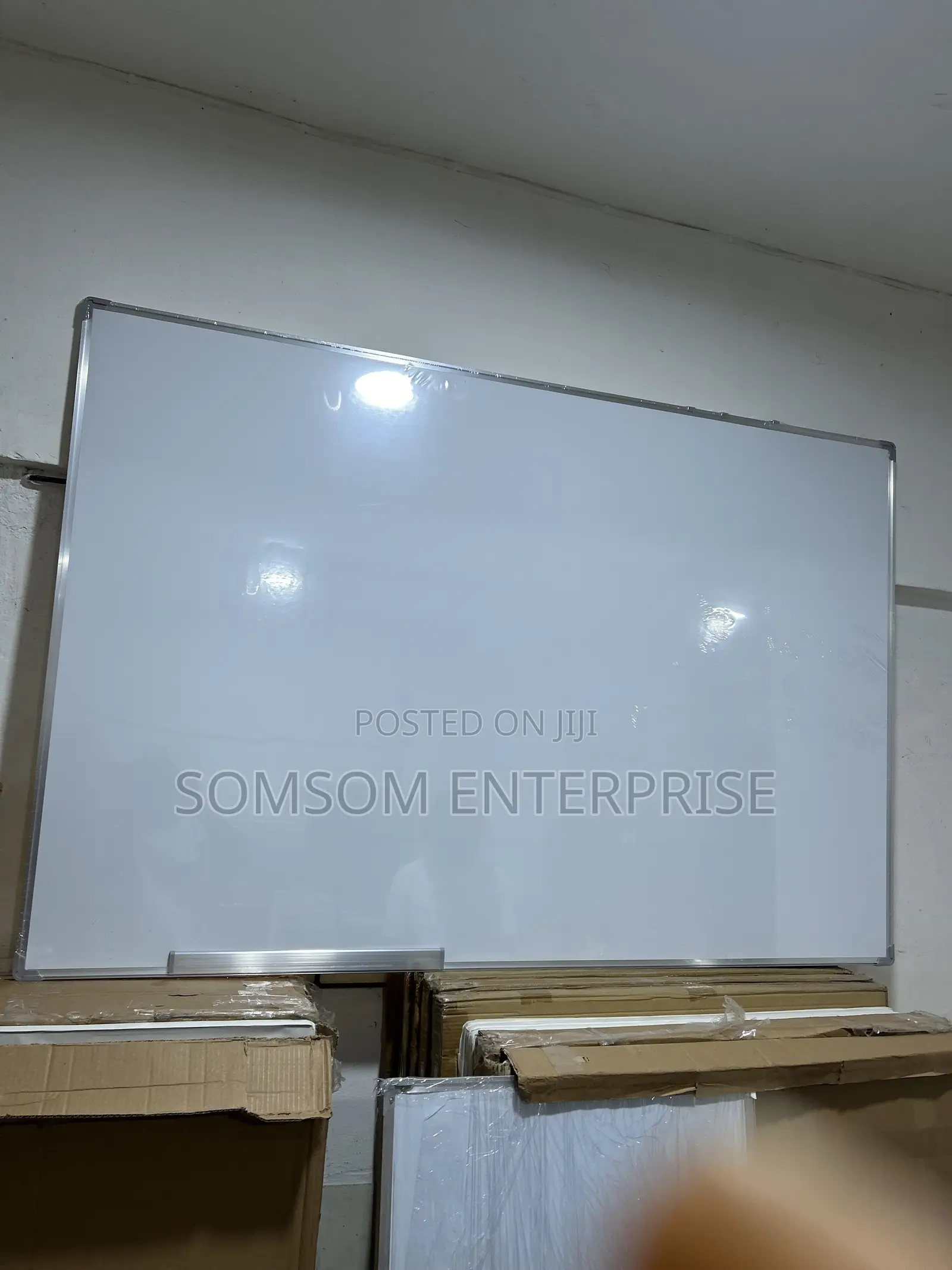 DOUBLE SIDED Magnetic Whiteboard Double Sided 120x180cm (4x6ft)