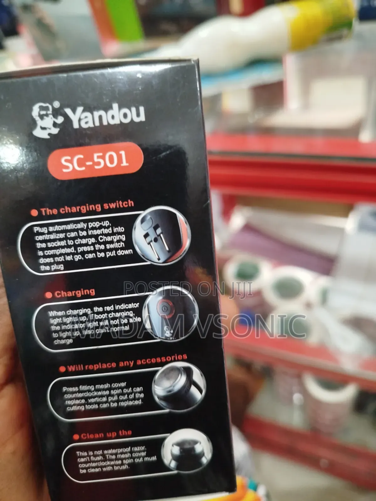 Yandou Sc-501 Rechargeable Shaver