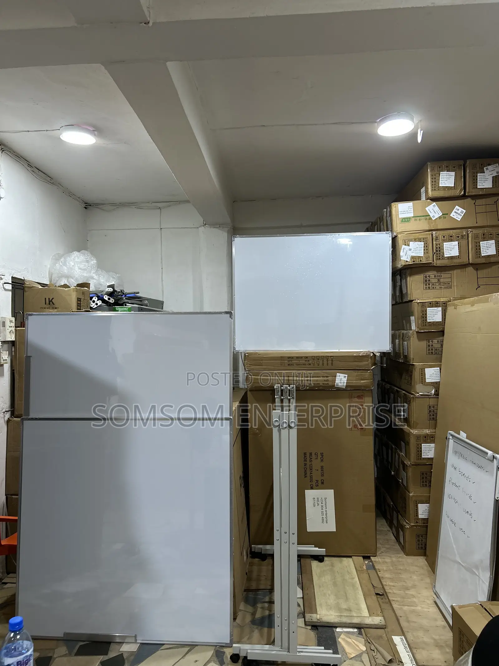 Double Sided Magnetic Whiteboard 120x180cm 120x120cm 120x90cm