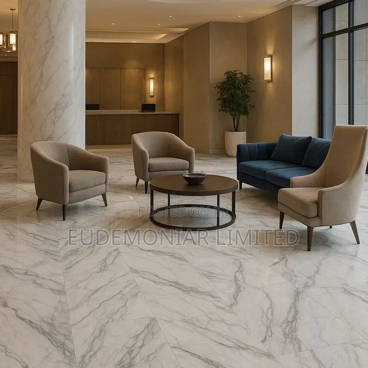 Marble Tiling for Reception Waiting Spaces