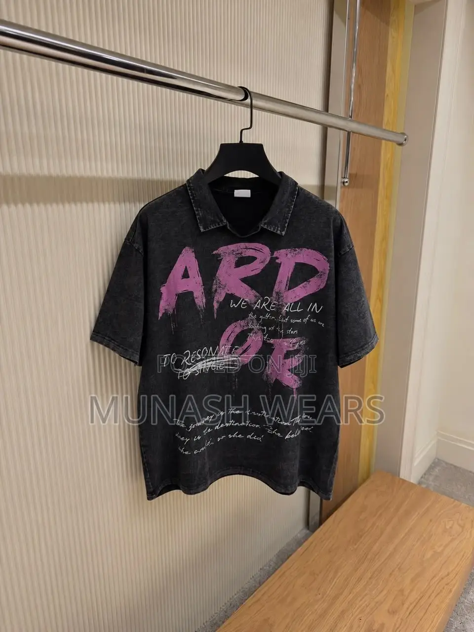 Stone Wash Hard Tees M-3xl