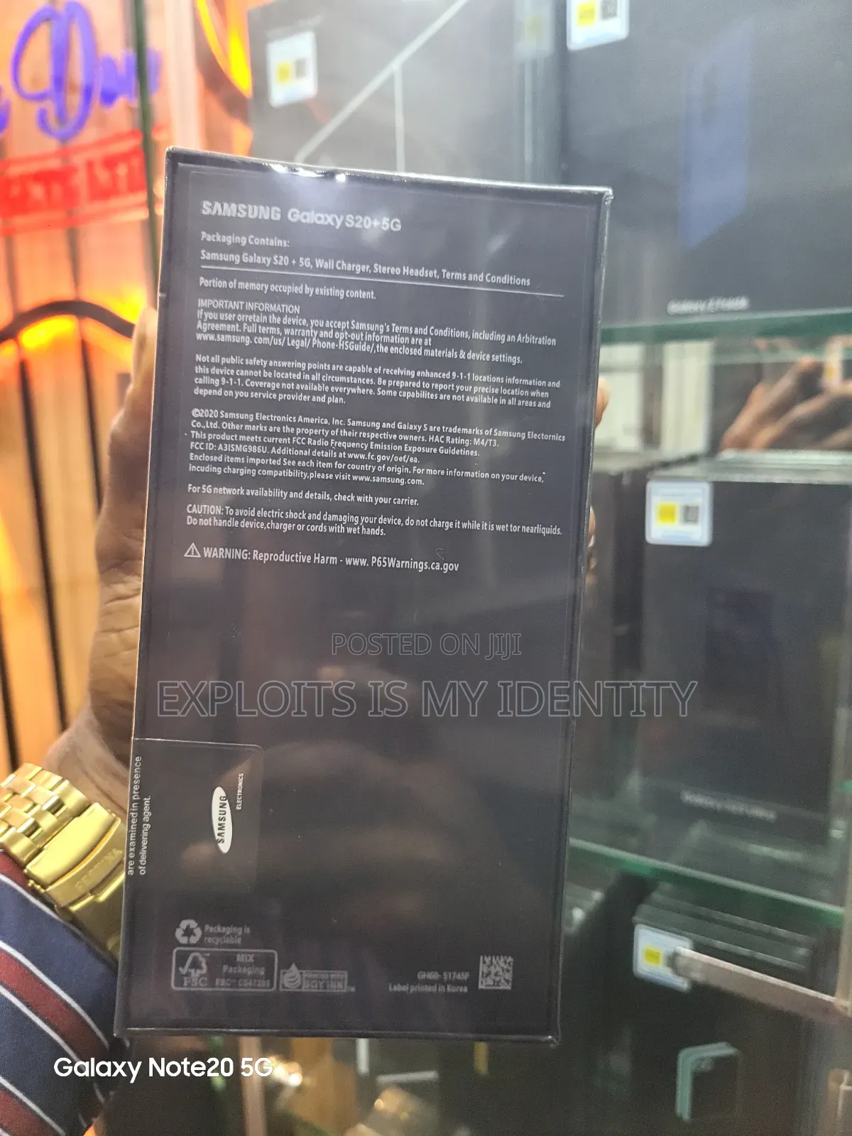 New Samsung Galaxy S20+ 128 GB Gray